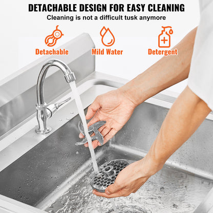 Meat Grinder, 36.7 Lbs/Min Capacity Electric Meat Grinders w/ Blade, Grinding Plate, Sausage Maker, Stainless Steel Commercial Meat Mincer for Kitchen Restaurant Butcher Store