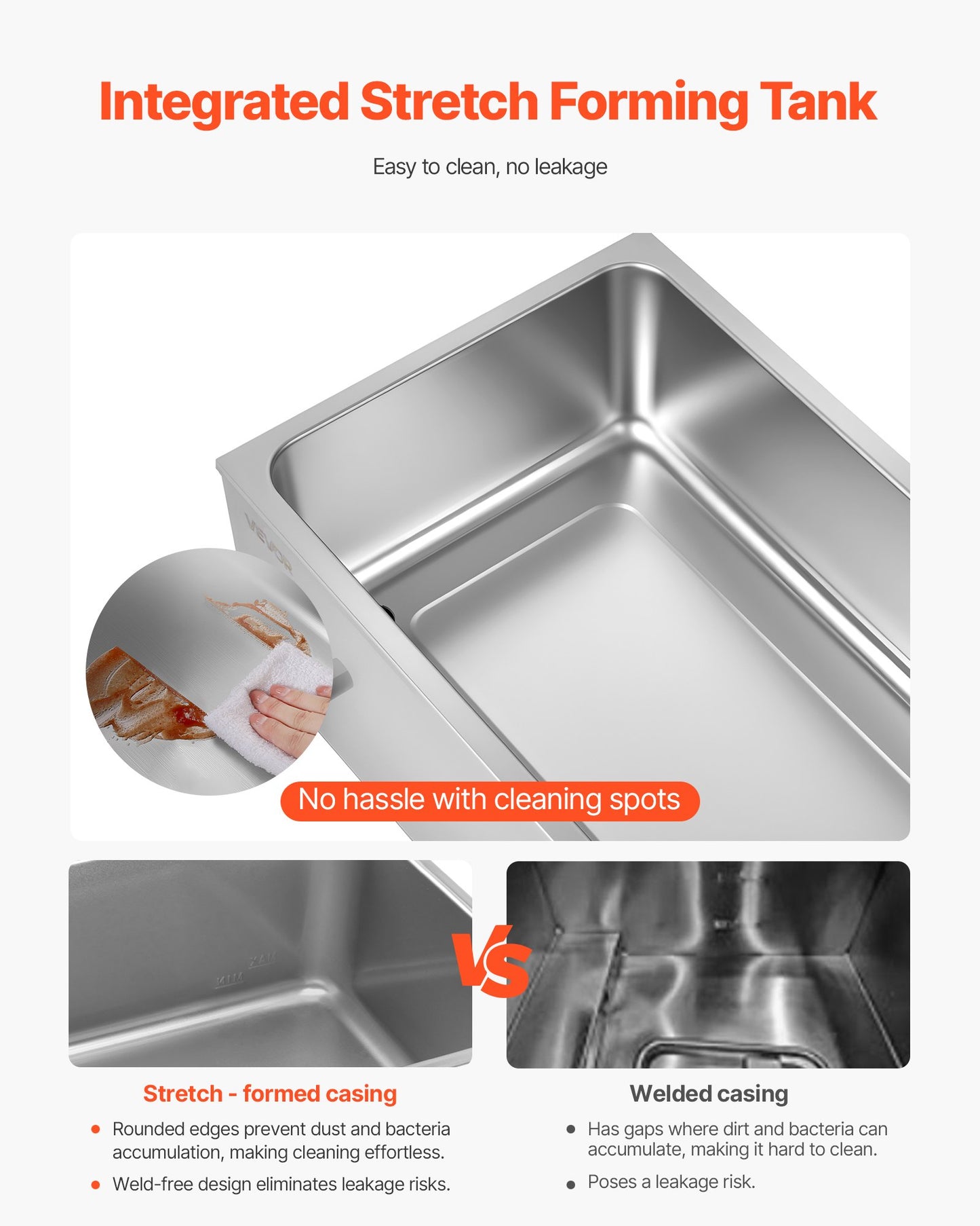 Commercial Food Warmer, 5-Pan Electric Steam Table, 1200W Professional Countertop Stainless Steel Buffet Bain Marie with 30-85°C Temp Control for Catering, Buffet, Parties, Restaurants
