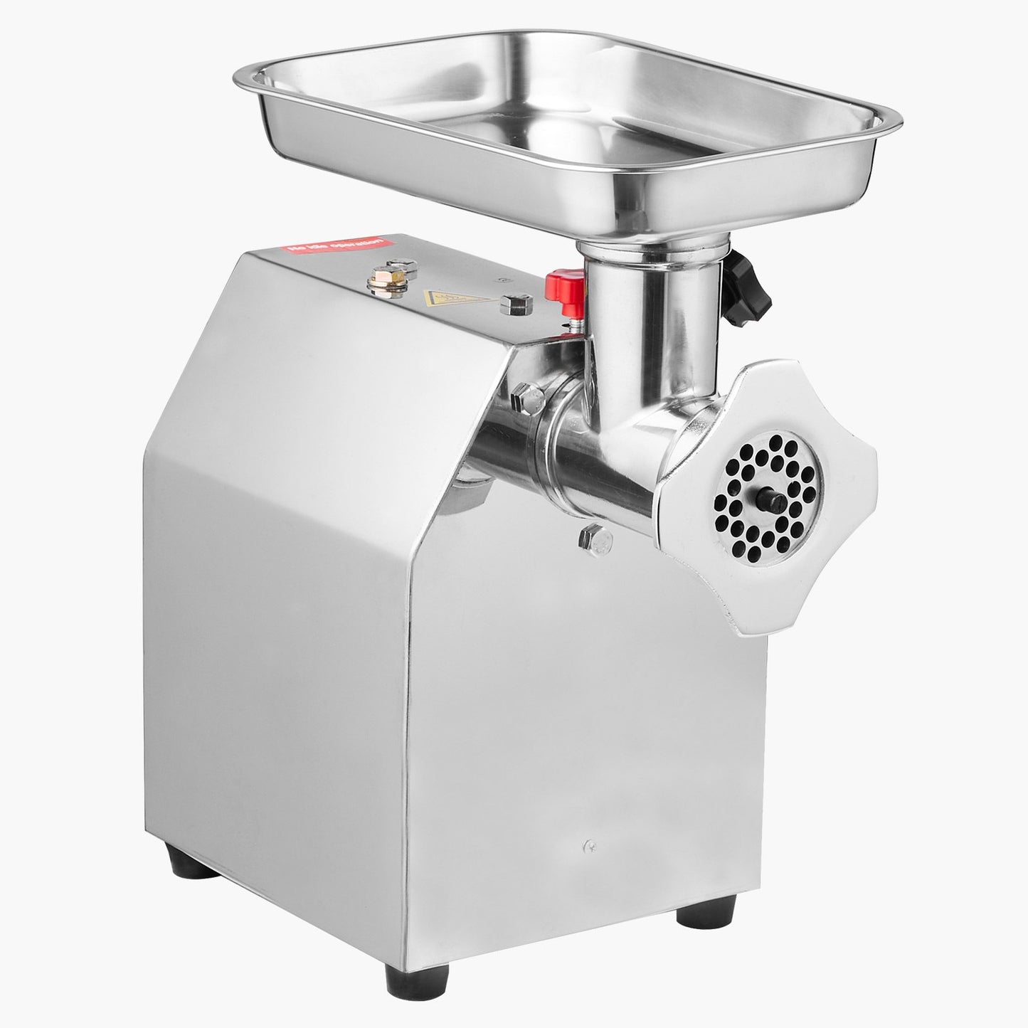 Commercial Electric Meat Grinder, 3.2 kg/min Capacity, #12 Industrial Meat Mincer with 2 Stainless Steel Blades, 2 Grinding Plates, 850W Heavy-Duty Sausage Maker, for Kitchen, Restaurant