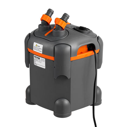 113,6 L Akvariumfilterbehållare 8w UV-lampa Tyst akvarium