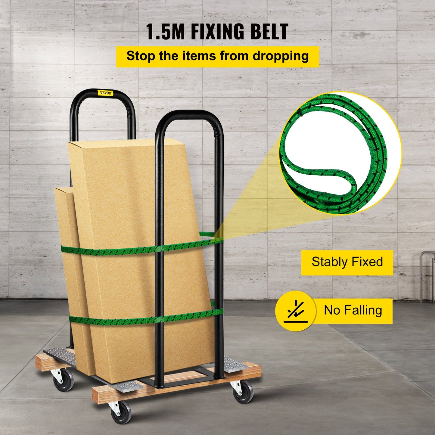 Dolly Converter 13 Inch Width x 38 Inch Height Steel Converter Arms 250LBS Capacity Panel Dolly Handling Equippment