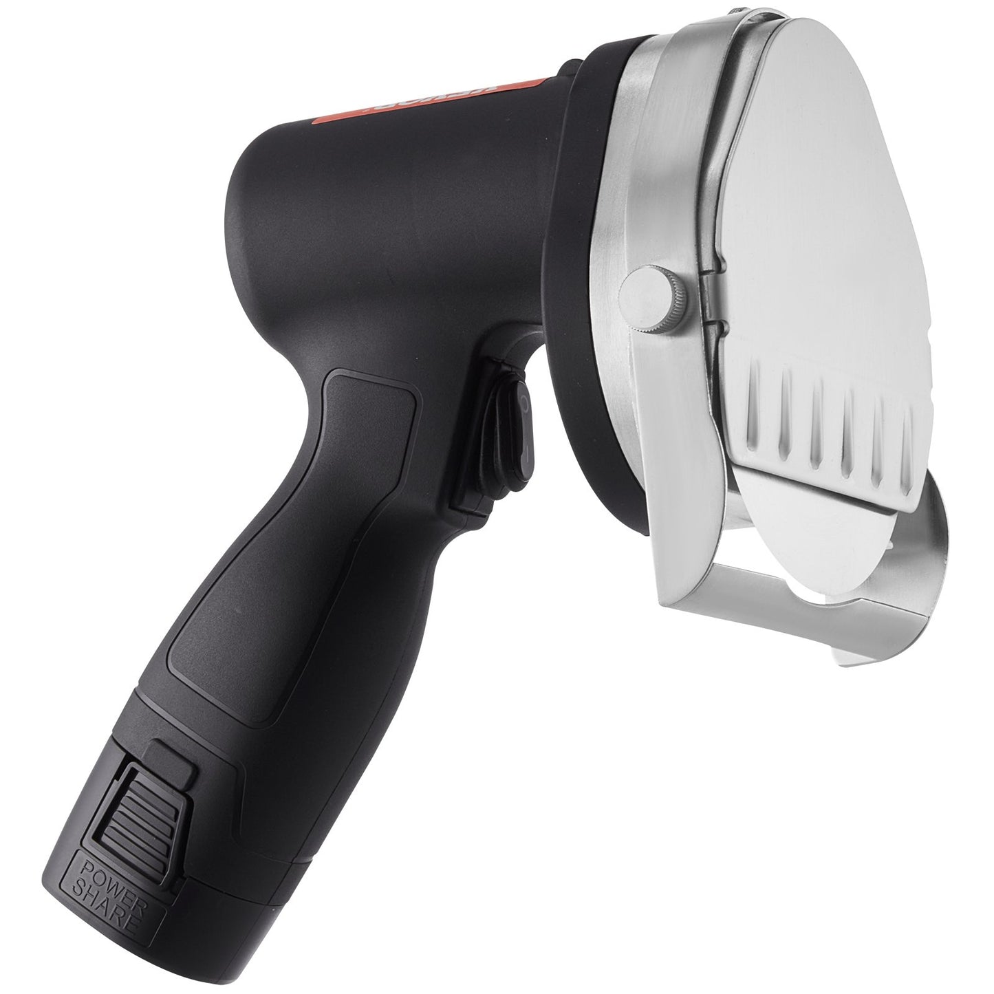 Elektrisk Shawarma-kniv, 80W sladdlös batteridriven professionell turkisk kniv, kommersiell gyroskärare i rostfritt stål, dönerkebabköttskärare med 2 blad, Φ4"/100mm, 0-8mm justerbar tjocklek