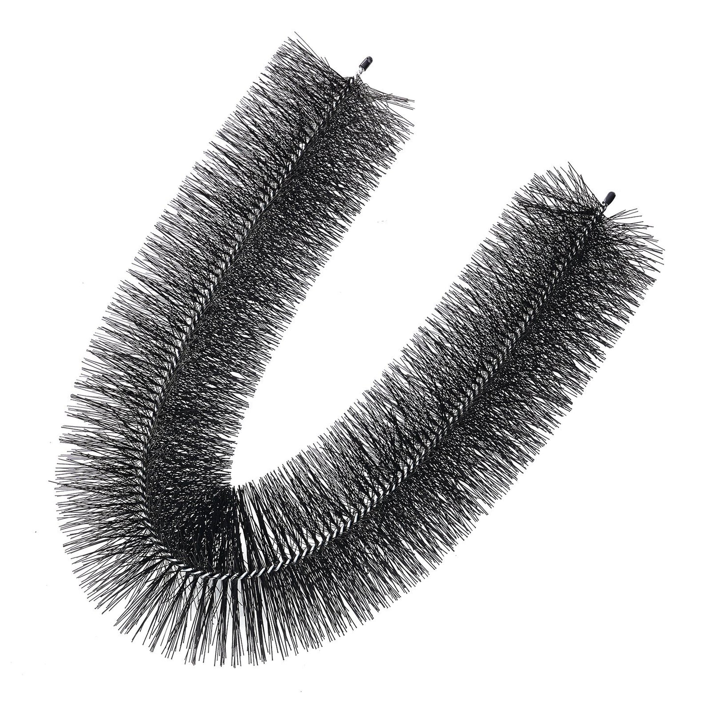 Gutter Brush, 15 Feet Total Length 4.33 inch Diameter Gutter Cleaning Tools, Ground-Level Gutter Brush Leaf Guard for 5 Inch Gutters, Easily Clear roof Leaves and Debris, 5 Pack