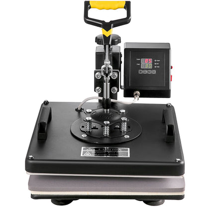 Heat Press 8 in 1 Heat Press Machine 38x38cm Heat Transfer Press 15x15Inch T-shirt Press Mulitifuctional Sublimation Machine for T-shirt Mug Hat Plate Transfer