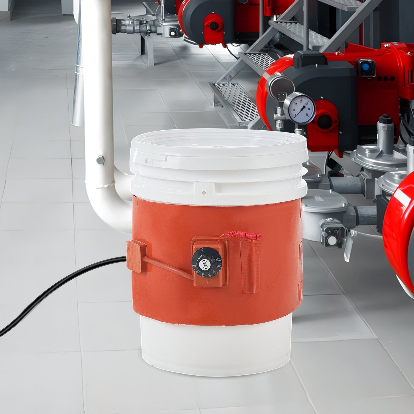 18.9 L Metal Drum Heater 800 Watt 19.7 cm Width 30-150°C Adjustable