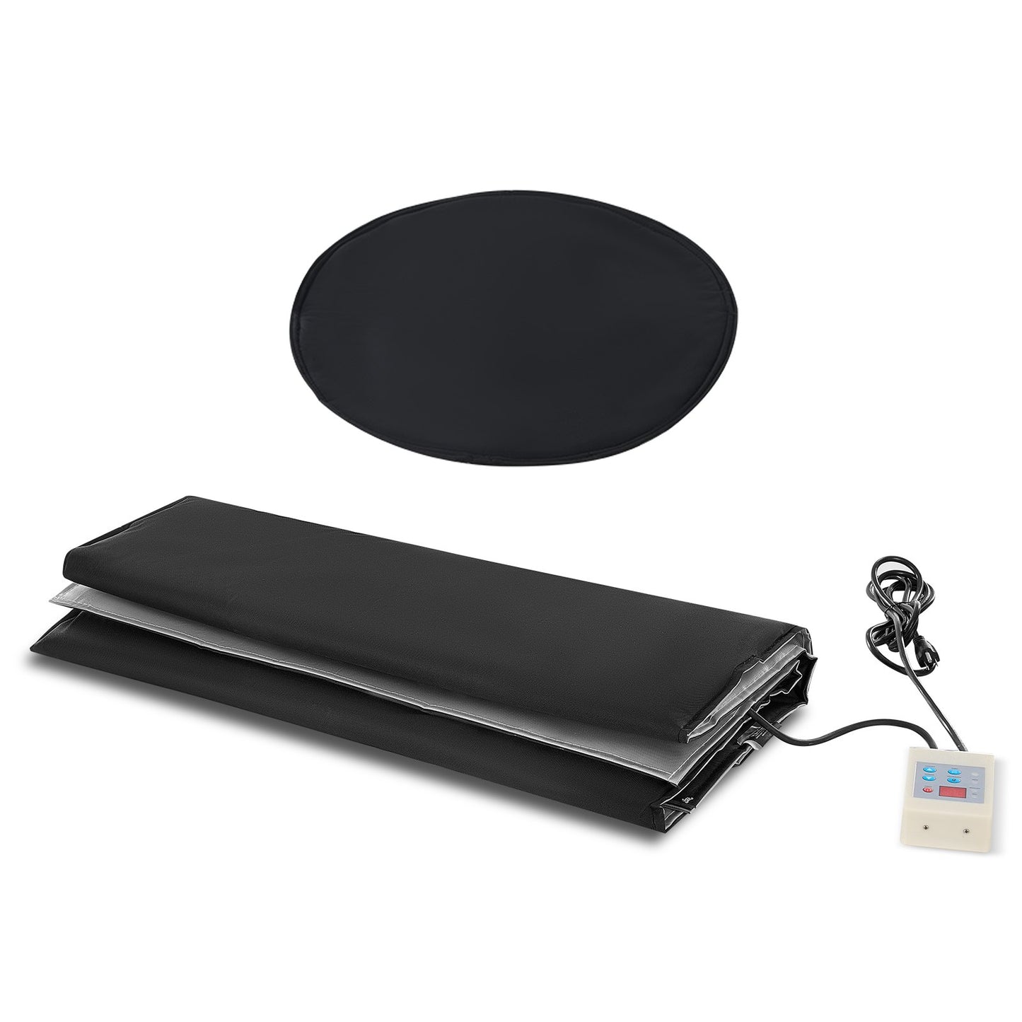 208.2 L Metal Drum Heater 1300W 0-63°C Adjustable w/ Independent Thermostat