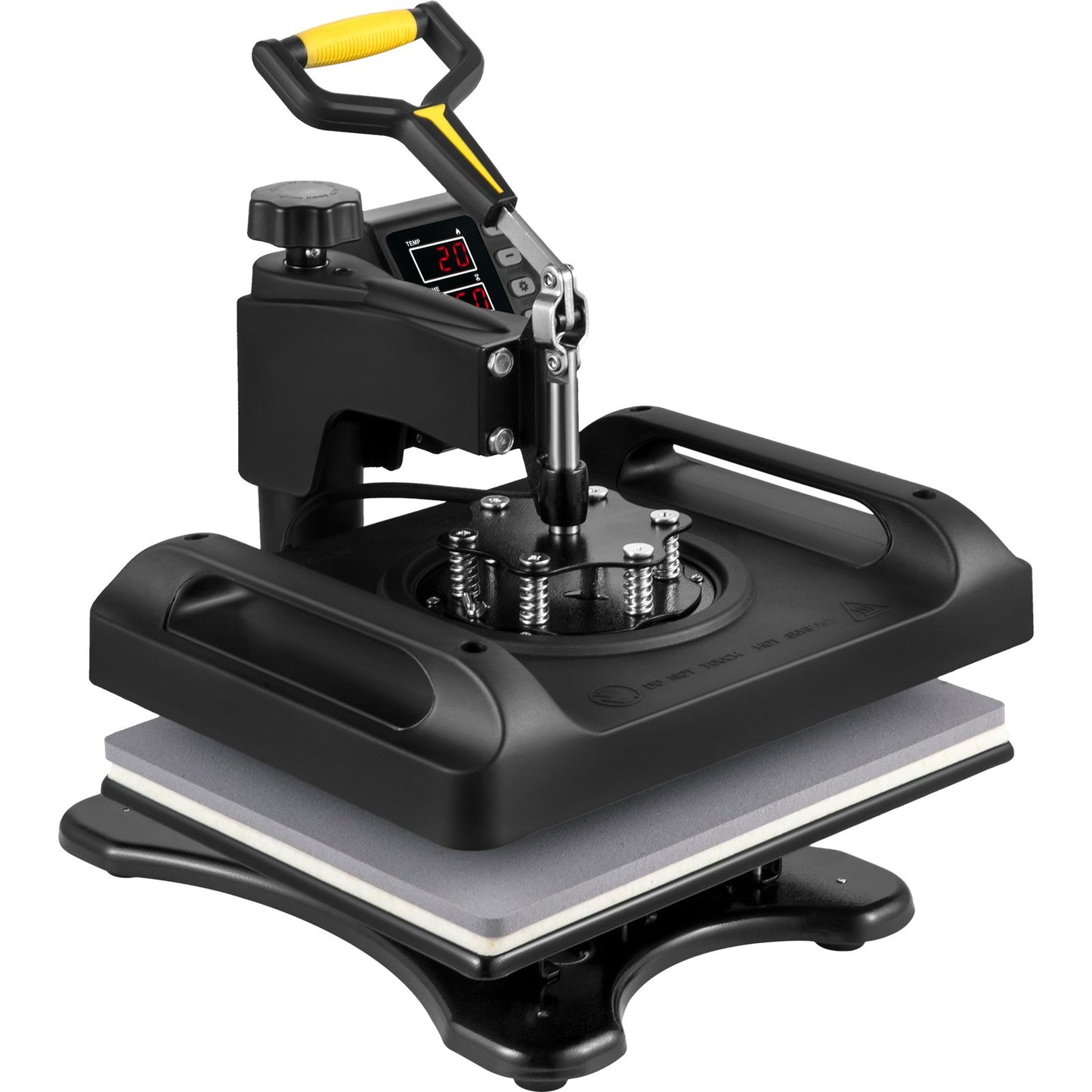 Värmepressmaskin 12 x 15 tum 5 i 1 skjorttrycksmaskin 360° rotation svängbar värmepress 5 i 1 värmepress 1000W sublimeringsmaskin dubbelrörsvärme för gör-det-själv-T-muggar och skjortor