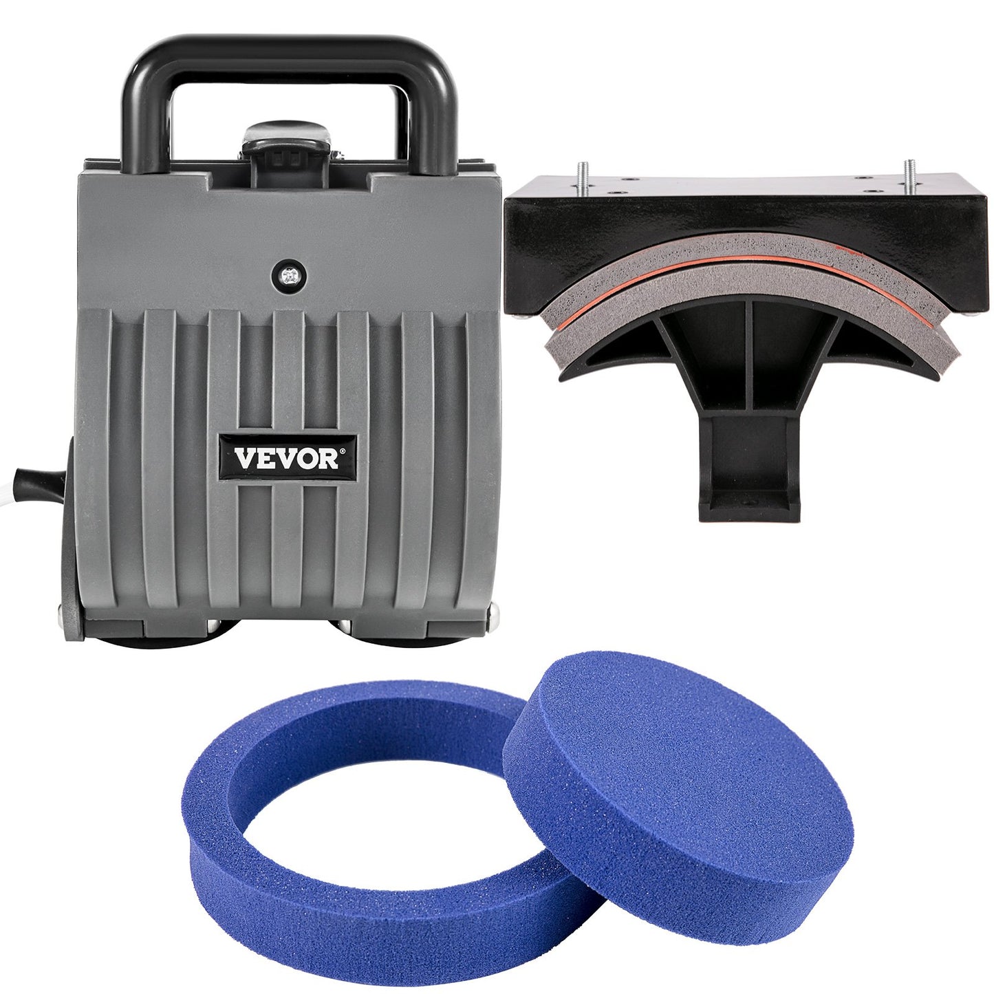 Värmepressmaskin 12 x 15 tum 5 i 1 skjorttrycksmaskin 360° rotation svängbar värmepress 5 i 1 värmepress 1000W sublimeringsmaskin dubbelrörsvärme för gör-det-själv-T-muggar och skjortor