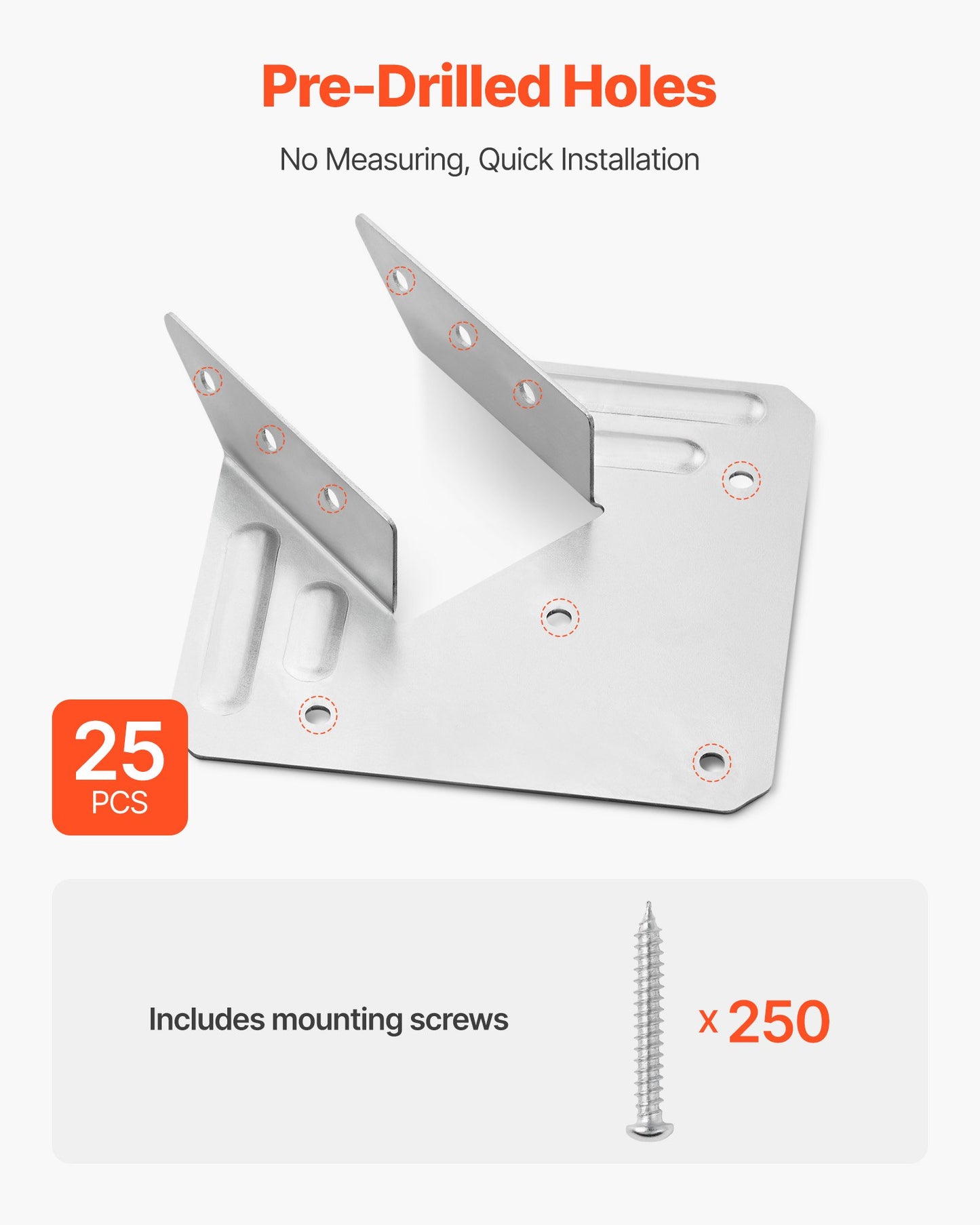 Hurricane-stag för takstolar, innermått 5,31x1,57x2,48 tum / 135x40x63 mm, kraftiga hurricane-stag, kraftiga takstolsstag, fästen, bjälklagshängare för takbalk i trä, 25 st