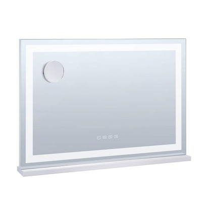 Lighted Makeup Mirror 3 Color w/ Bluetooth USB Desktop Wall-mount 55.1 cm