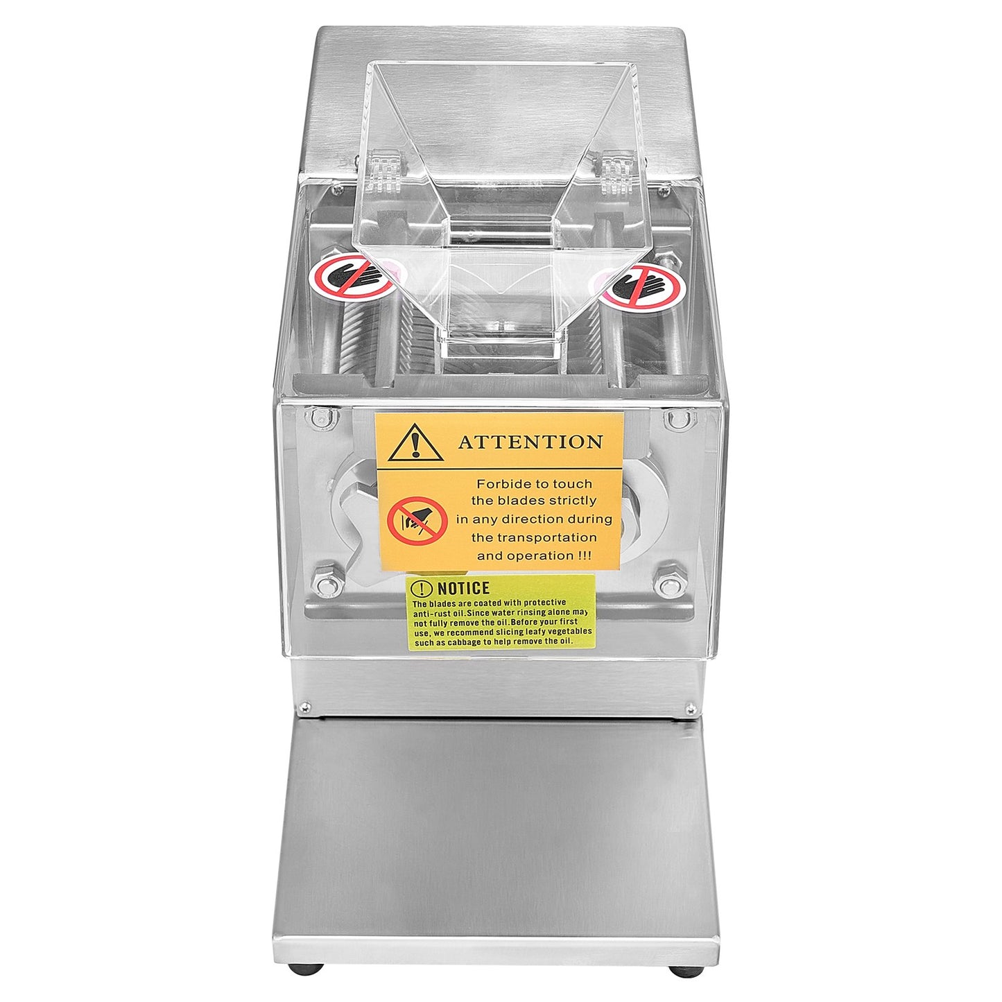 Meat Cutter Machine, 850W Meat Slicer, 551 lb/h Commercial Meat Cutting Machine Stainless Steel, 5 mm Thickness, Detachable Blades, Electric Food Slicer for Home Kitchen Restaurant Supermarket