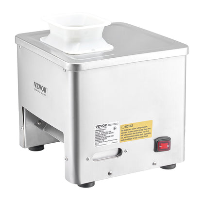 Meat Cutter Machine, 550W Meat Slicer, 350 lb/h Commercial Meat Cutting Machine, Stainless Steel, 3.5 mm Thickness, Electric Food Cutting Slicer for Home Kitchen, Restaurant, Supermarket