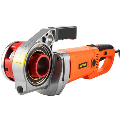 Electric Pipe Threader, 2300W Pipe Threading Machine, Heavy-Duty Hand-Held Power Drive Kit, 220V Pipe Threader Machine, Portable Pipe Threader with 6 Dies 1.27-5.1 cm
