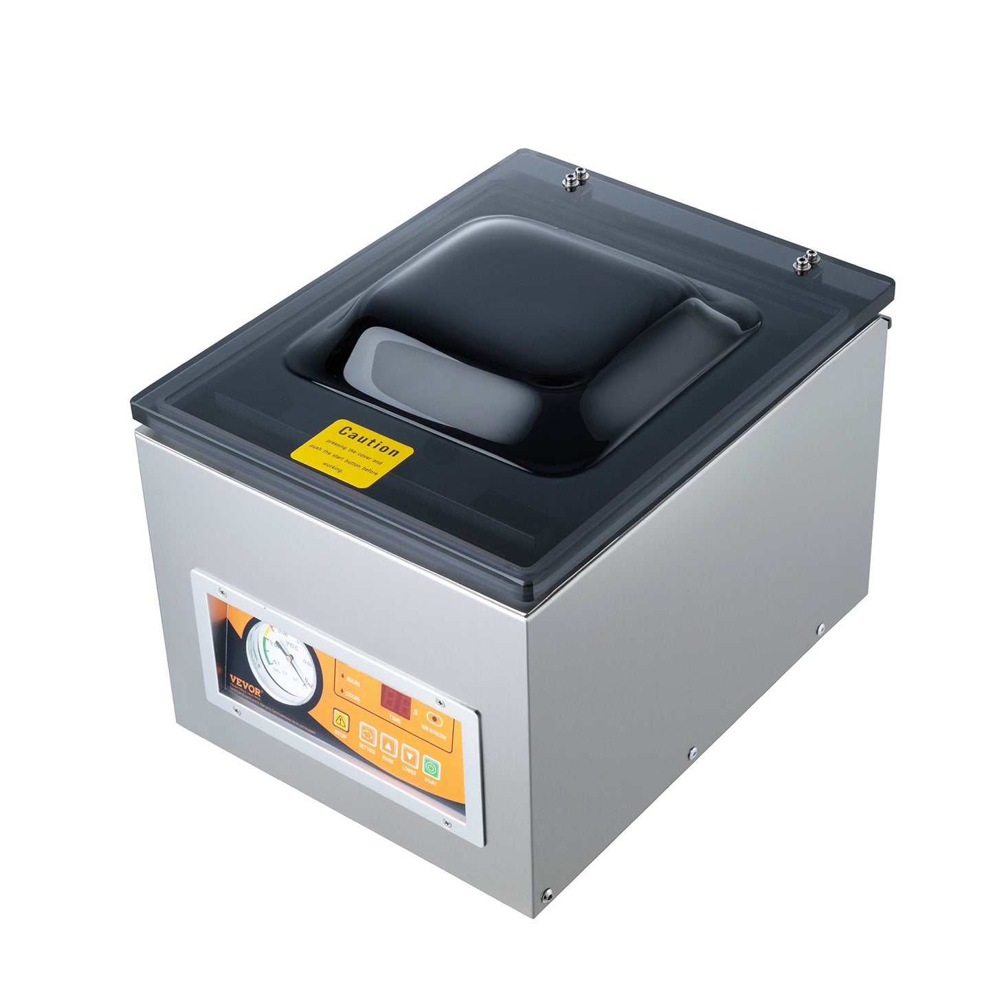 Chamber Vacuum Sealer, 260W Sealing Power, Vacuum Packing Machine for Wet Foods, Meats, Marinades and More, Compact Size with 260 mm Sealing Length, Applied in Home Kitchen and Commercial Use