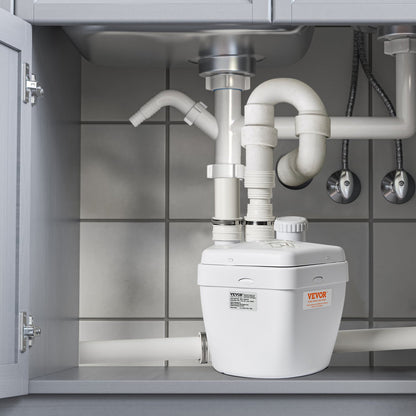 Utility Sink Pump Laundry Sink Drain Pump System 200W 1500GPH 548.6 cm Head 3.8 cm Outlet Low Drainage Outlet Corrosion-resistant Low Noise for Villa Basements, Washing Machines, Versatile Sinks and Bars