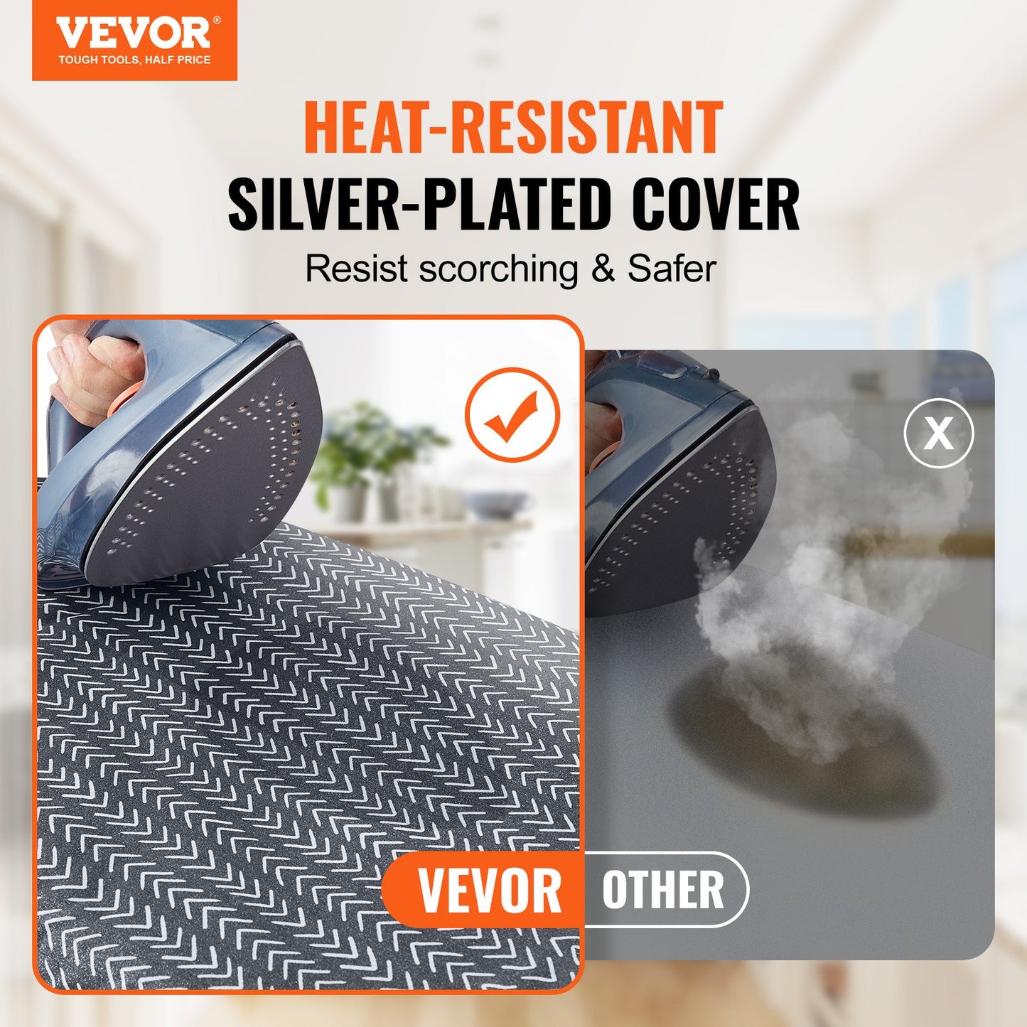 Tabletop Ironing Board 23.4 x 14.4, Small Iron Board with Heat Resistant Cover and 100% Cotton Cover, Mini Ironing Board with 7mm Thickened Needle Cotton Layer for Small Spaces, Travel Use