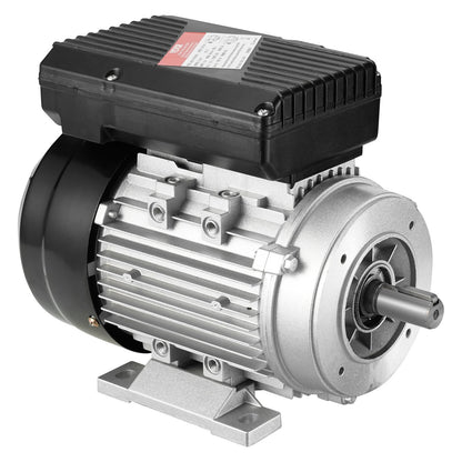 0.75KW Electric Motor 2850 rpm, AC 220~240V 5.15A, 80, B34 Frame, Air Compressor Motor Single Phase, 19mm Keyed Shaft, CW/CCW Rotation for Agricultural Machinery and General Equipment