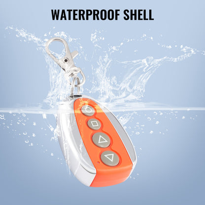 Sliding Gate Opener Remote, 40 Meters Range, 4-Button Automatic Gate Opener Remote, Remotes for Garage Door Openers, Multi-Code Electric Rolling Driveway-Gate Closer Smart Key Security Kit