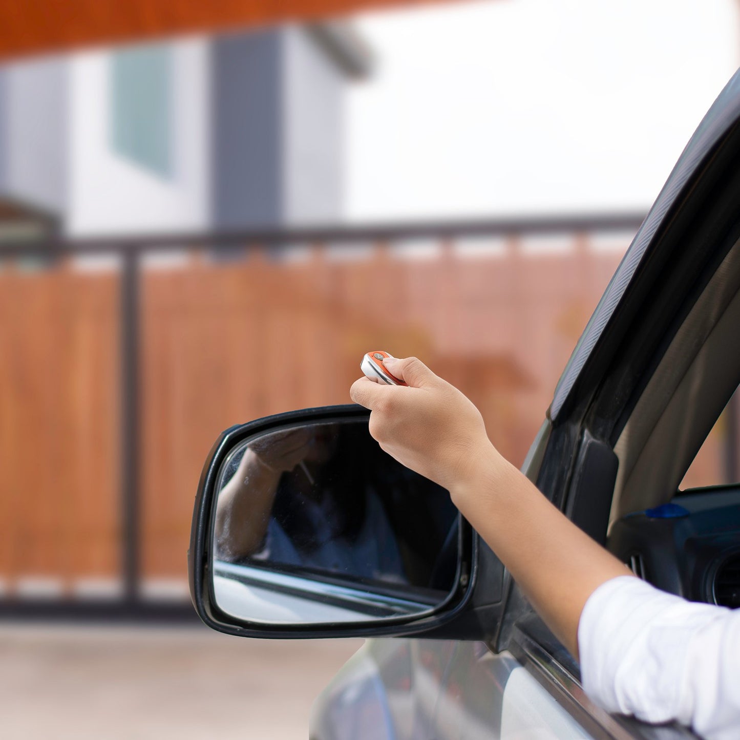 Sliding Gate Opener Remote, 40 Meters Range, 4-Button Automatic Gate Opener Remote, Remotes for Garage Door Openers, Multi-Code Electric Rolling Driveway-Gate Closer Smart Key Security Kit