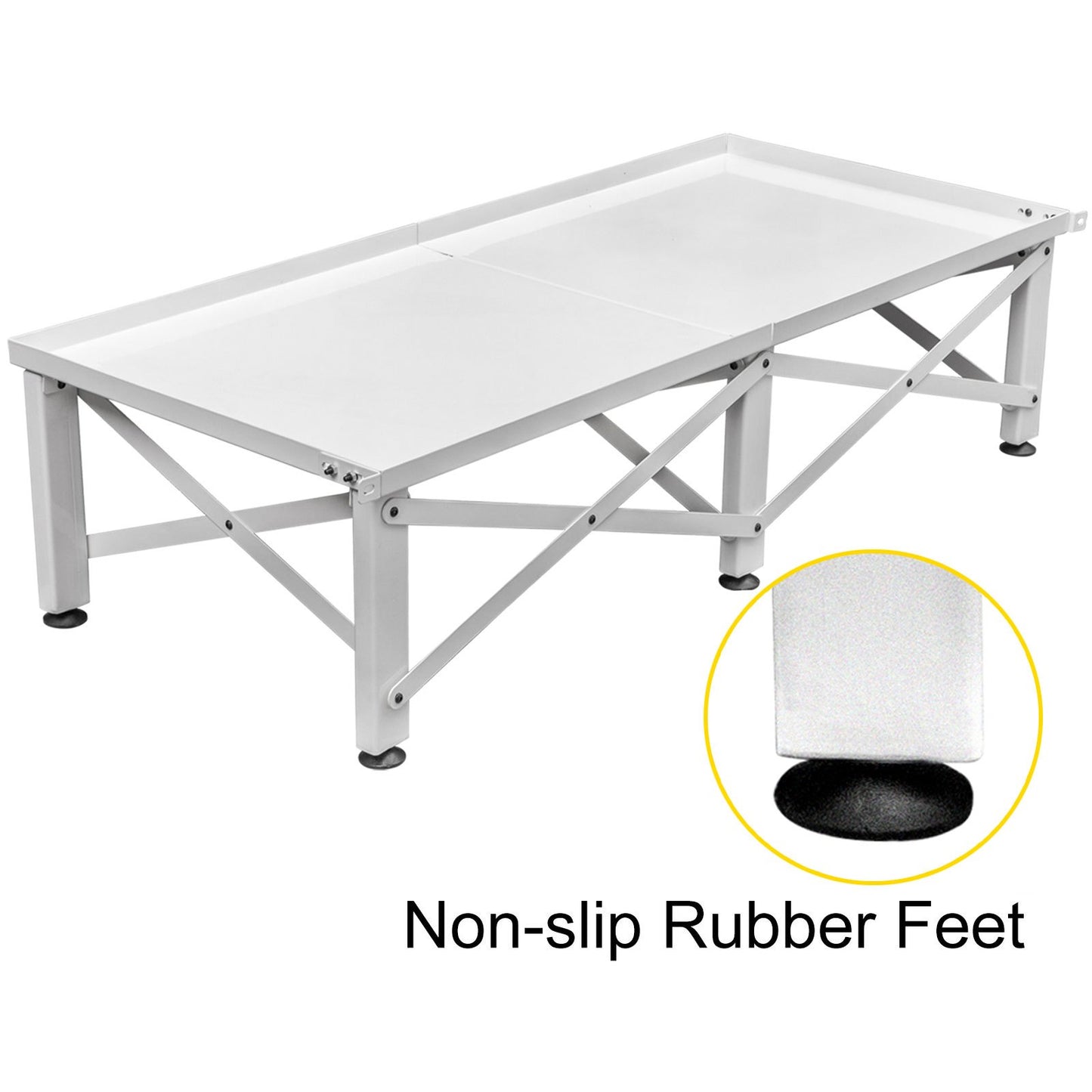 Laundry Pedestal 124x54.9 cm Universal Laundry Pedestal 30 cm Height Laundry Pedestal Universal with Height-adjustable Feet for Washing Machines, Dryers, Freezers or Refrigerator