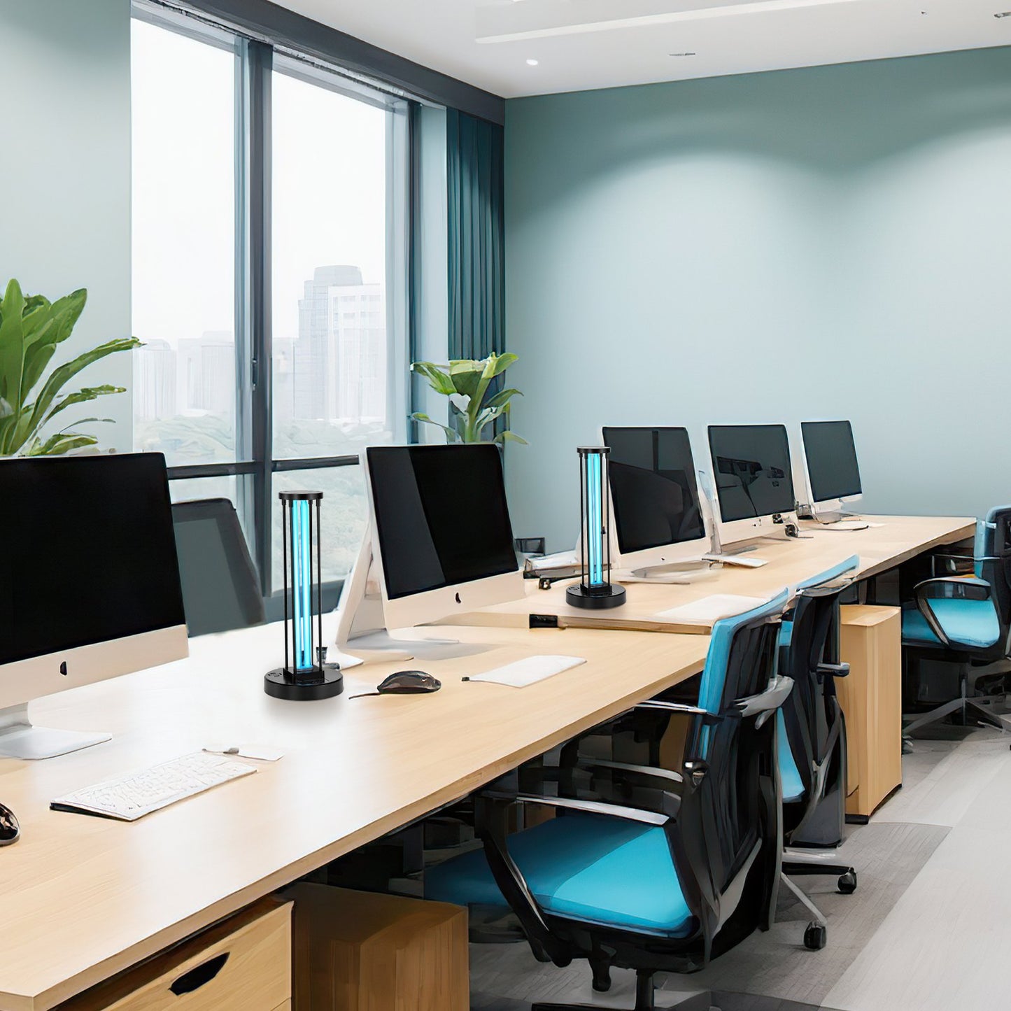 UV-ljus, 36W ultraviolett lampa med ozonrenare, UVC-lampa med 30/60/120 minuters timer med 3 växlar och fjärrkontroll, för rum upp till 37 m², UVO-lampor för vardagsrum, sovrum, hotell, skola