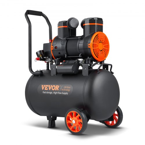 Air Compressor 35.2 L 1800W 5.12 CFM@ 90PSI 70 dB Ultra Quiet Oil Free