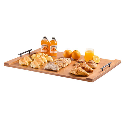 Noodle Board Stove Cover, Stove Top Cover Board for Gas Burners & Electric Stove, Pine Wood Cutting Board with Handles, RV Stovetop Cover/ Kitchen Sink Cover for Counter Space & Tray, Natural