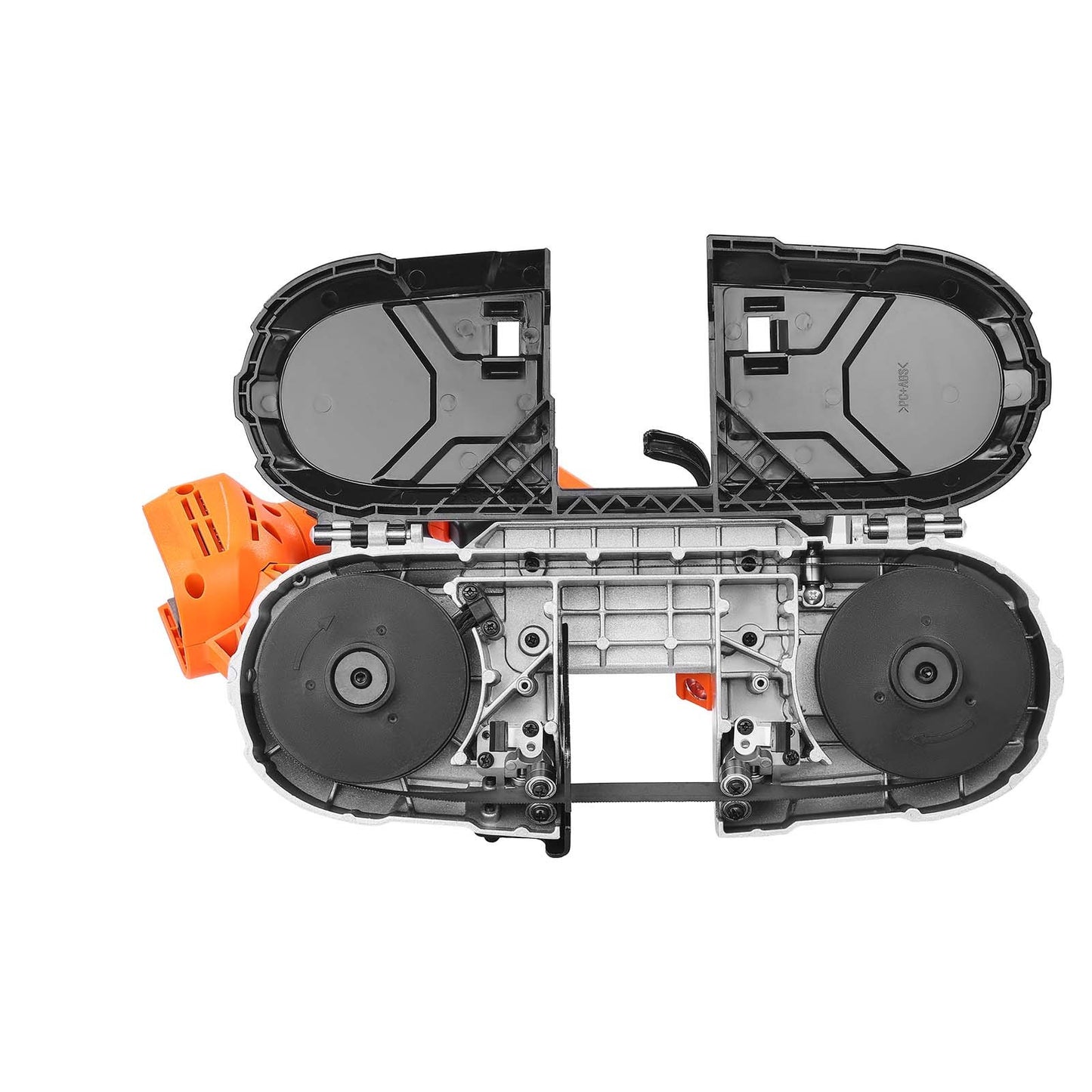Portable Band Saw, 65 x 65 mm Cutting Depth, 360W Bandsaw with Brushless Motor, Cordless and Compact Portaband, Integrated Hang Hooks, 0-192 m/min Variable Speed for Cutting Metal, Wood (Bare Tool)