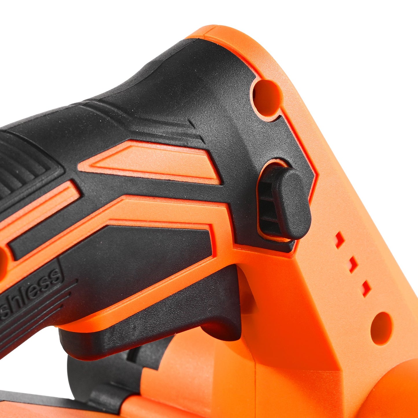 Cordless Handheld Planer, 82 mm Cut Width, 15000 RPM Electric Hand Wood Planer with Brushless Motor, Adjustable Cut Depth for Woodworking, Compatible with 18V Battery (Bare Tool Only)