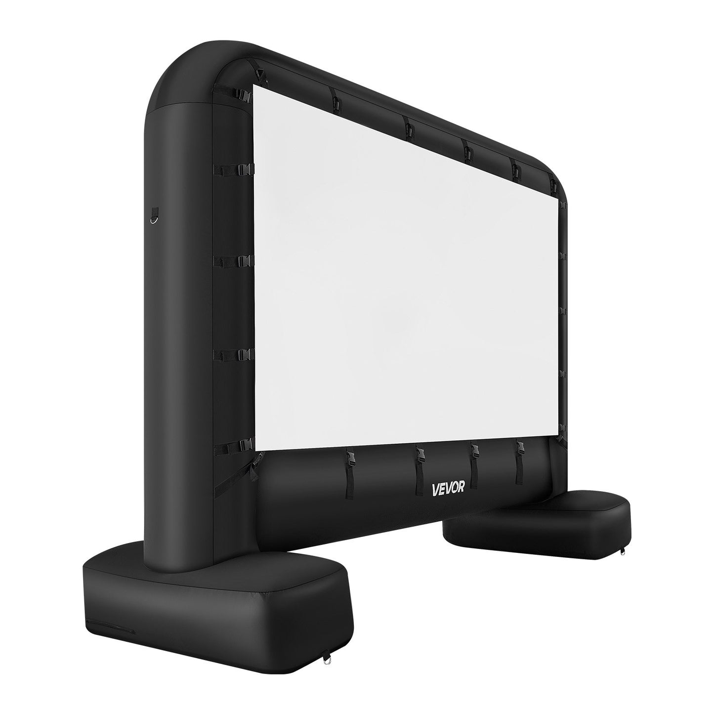 14 ft Inflatable Movie Screen, 600D Washable Inflatable Projector Screen with Portable Storage Bag, 16:9 Easy Set Up Movie Projection for Outdoor Backyard, Home Theater, Theme Party, Pool Fun