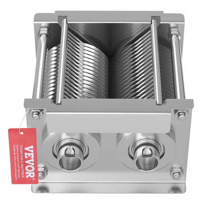 Meat Cutter Machine Blade, 5 mm Blade for Commercial Meat Cutter, One Set Blade for SJY-DQ90 Meat Cutting Machine, Stainless Steel, Cutter Slicer Blade Set for Boneless Meat, Soft Vegetables