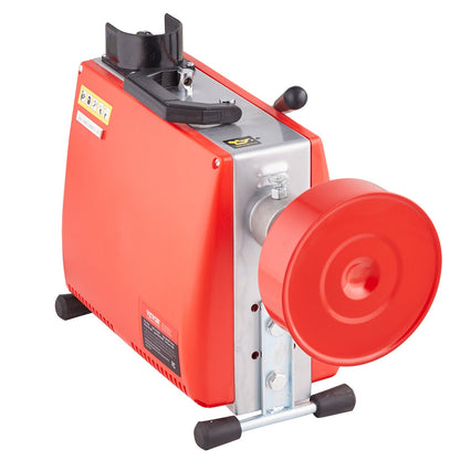 Drain Cleaner Machine 20m x 16mm 250W Sewer Snake Auger Manual Feed