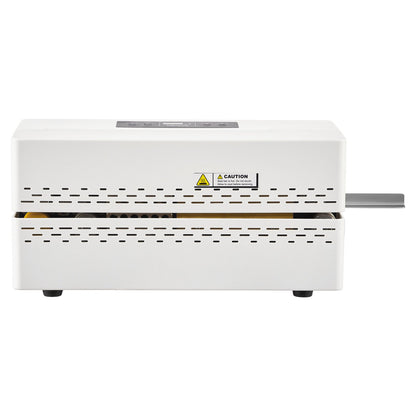 Continuous Sealing Machine, 8-12 mm Seal Width, Automatic Continuous Band Sealer with Digital Temperature Control, Automatic Shutdown, Heat Sealing Machine for 0.06-0.2 mm Plastic Bags