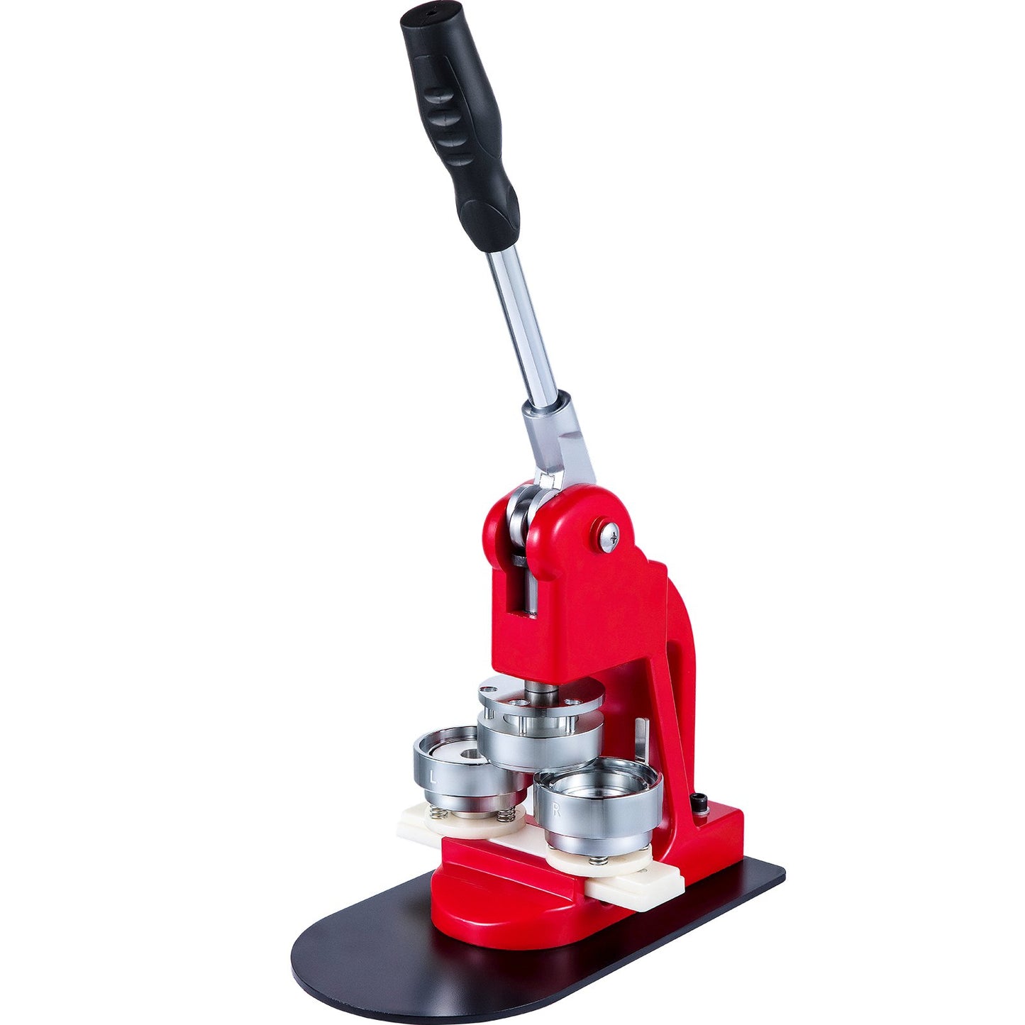 44 mm knapptillverkare 1,73 knapp- och namnskyltsmaskin Knapptillverkare Press Stanspress med 1000 knappar (1000 st)