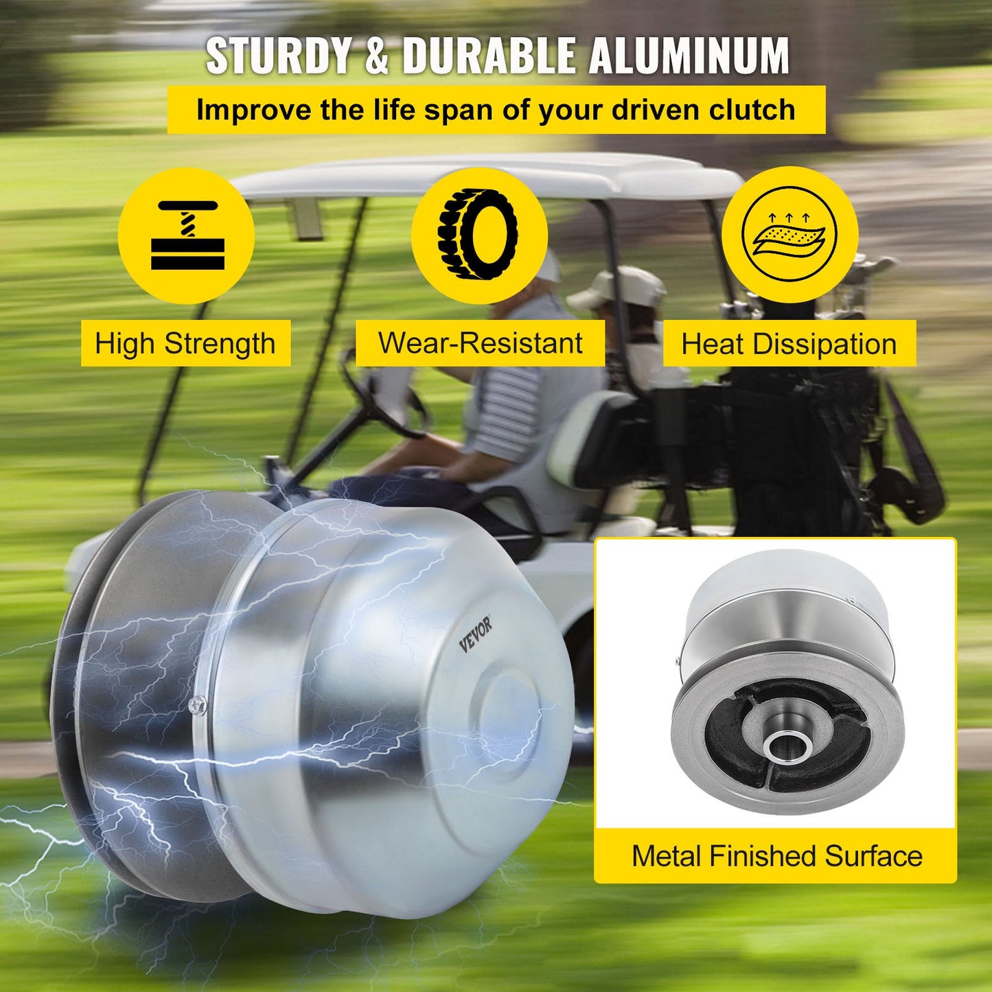 G2-G22 Drivkoppling Kompatibel med Yamaha Golfvagn 1985+ G2 G8 G9 G14 G16 G22 4-taktsvagnar Bensindriven Golfvagn 1985 och uppåt