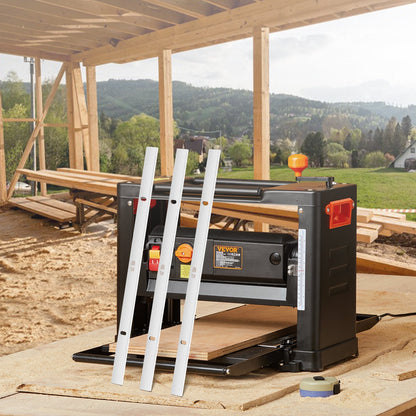 Planer Blades Knives, 13-inch Thickness Planer Knives, 2 mm Thickened High Speed Steel Replacement HRC55-60 Hardness, Convenient Mounting Holes for Carpentry, Home DIY, Industries, Set of 3