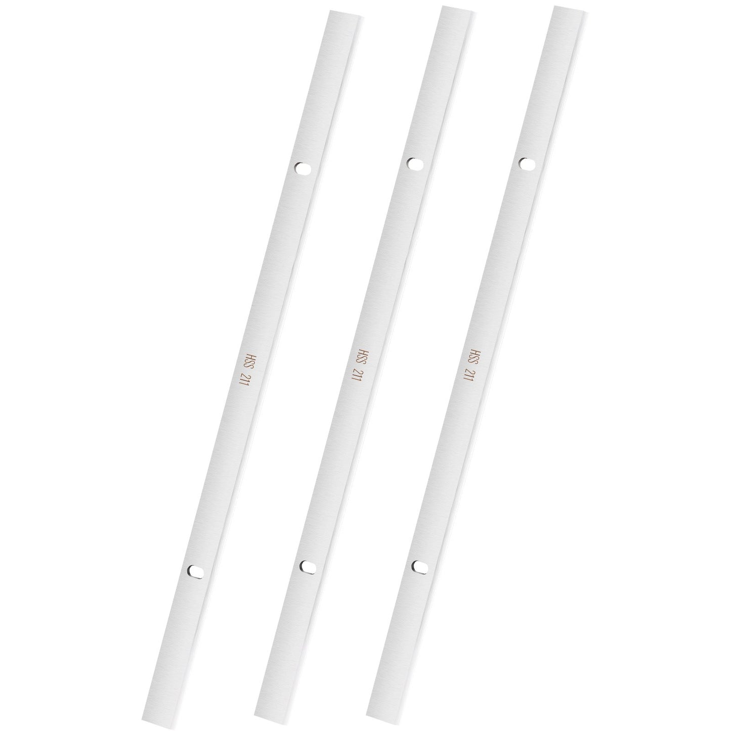 Planer Blades Knives, 13-inch Thickness Planer Knives, 2 mm Thickened High Speed Steel Replacement HRC55-60 Hardness, Convenient Mounting Holes for Carpentry, Home DIY, Industries, Set of 3