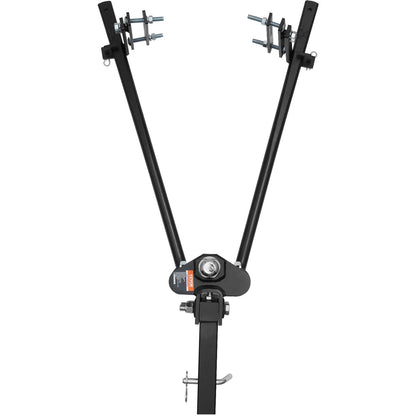 Viktfördelningsdrag, 1 000 lbs viktfördelande dragkroksats med krängningskontroll för släpvagn, 2-tums massivt stålskaft, 2-5/16 tum legerat stålkula, pulverlackerad lastutjämnande dragkrok, svart