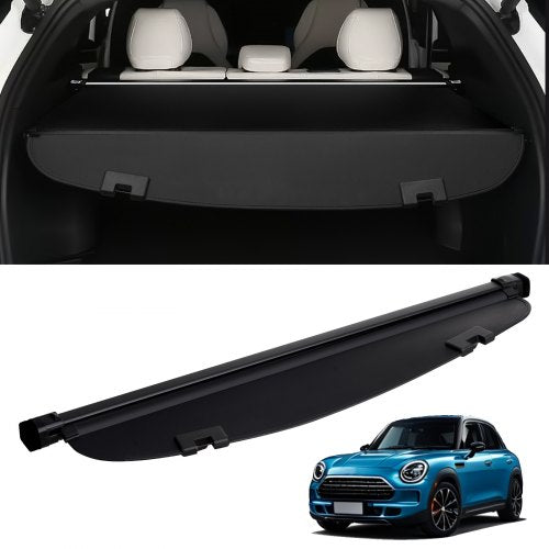 Infällbart lastskydd för Mazda, uppgraderat vattentätt bagageskydd säkerhetsskydd för Mazda CX-5 2017-2025 5-sits, UV-resistent bagagerumsskydd bak, aluminiumlegering och PVC-lädertextur