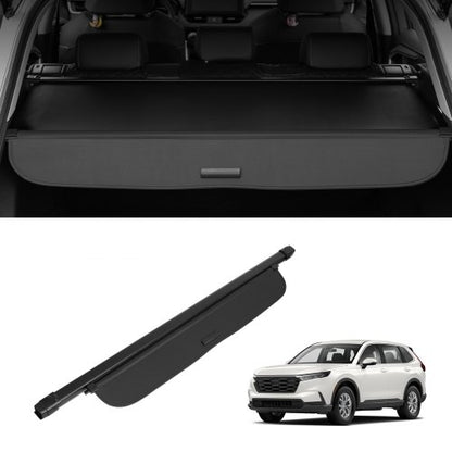 Retractable Cargo Cover for Honda, Upgraded Waterproof Trunk Cover Security Shield Shade for Honda CRV 2023-2025 5-Seater, UV Resistant Rear Trunk Cover with Aluminum Alloy & PVC Leather Texture