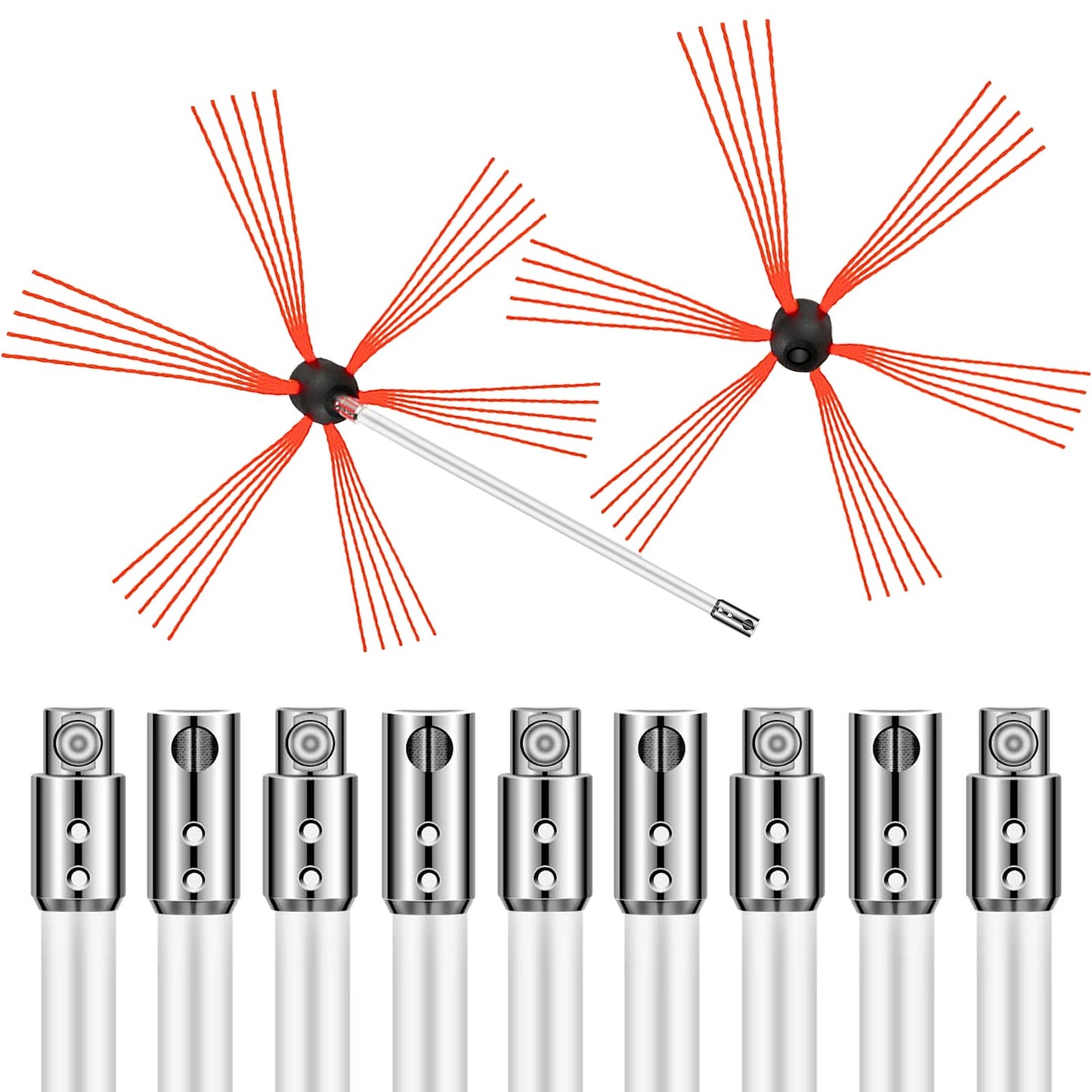 Chimney Sweep Kit Chimney Cleaning Kit 1005.8 cm Sooteater Chimney Cleaning Kit