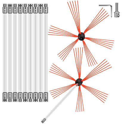 Chimney Sweep Kit Chimney Cleaning Kit 1005.8 cm Sooteater Chimney Cleaning Kit