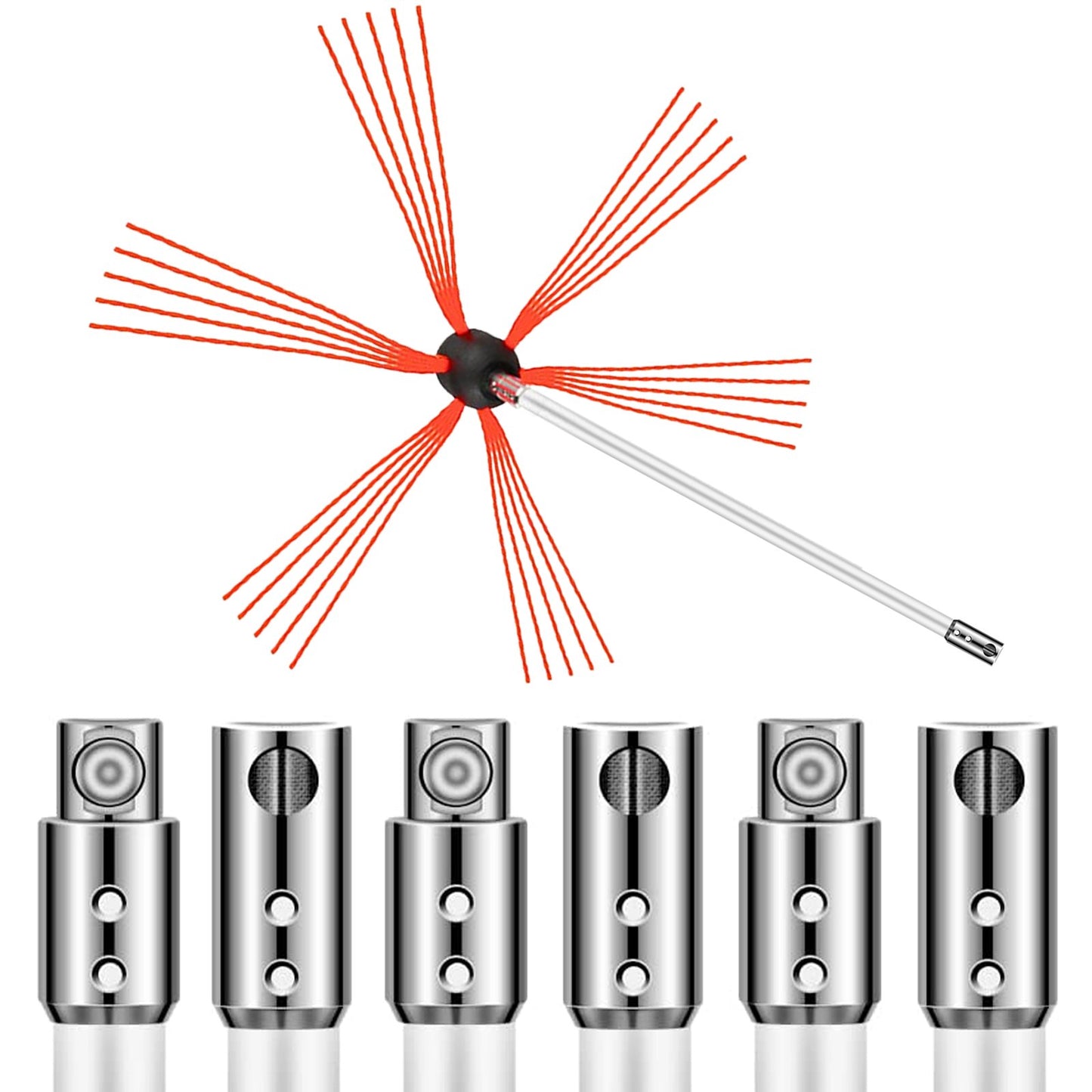 Chimney Sweep Kit Chimney Cleaning Kit 701 cm Sooteater Chimney Cleaning Kit