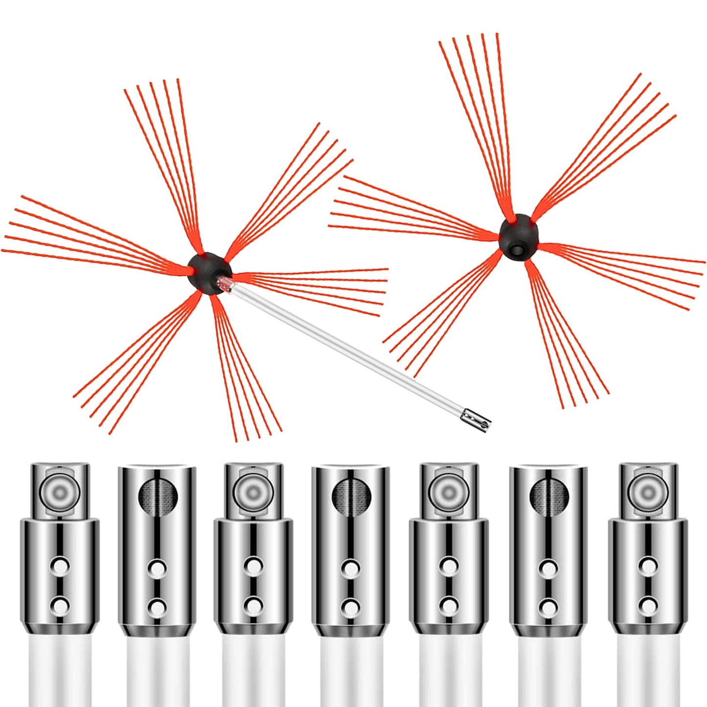 Chimney Sweep Kit Chimney Cleaning Kit 792.5 cm Sooteater Chimney Cleaning Kit