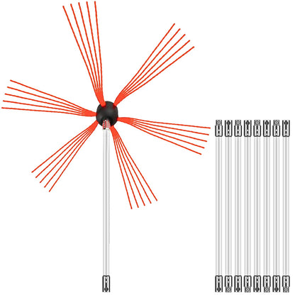 Chimney Sweep Kit Chimney Cleaning Kit 914.4 cm Sooteater Chimney Cleaning Kit