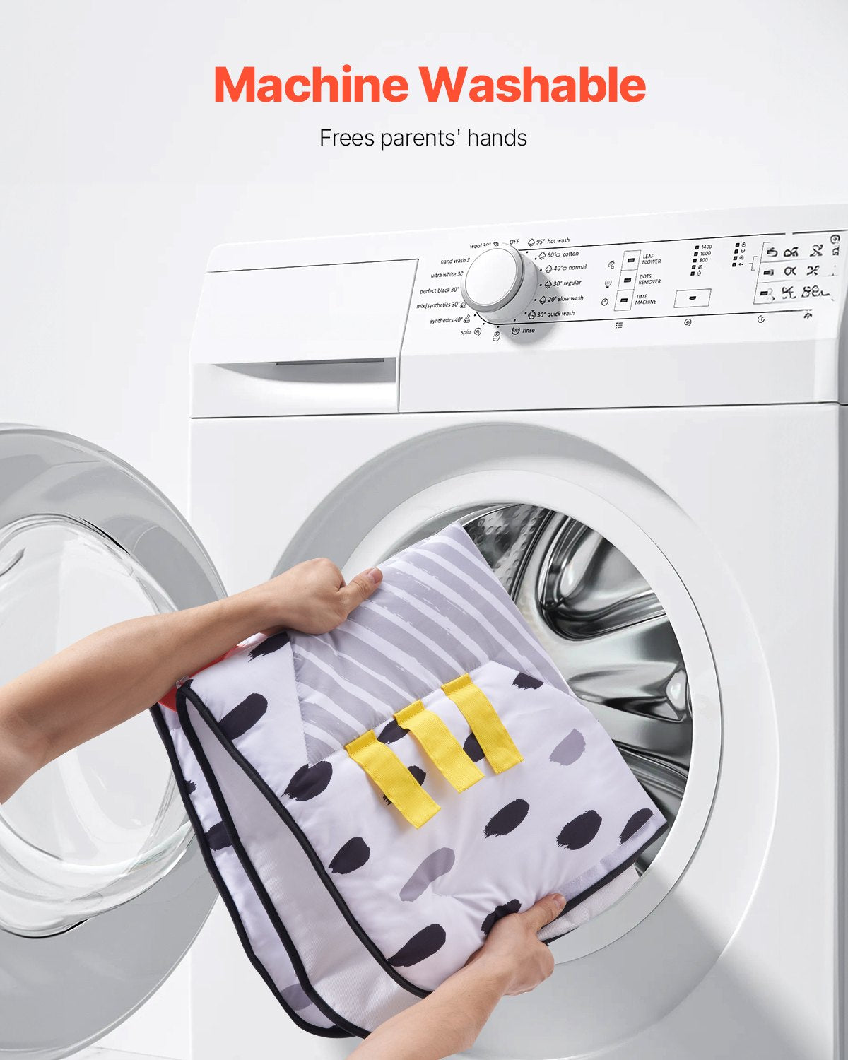 Baby Play Gym Mat, Tummy Time Mat with 6 Sensory Toys, Baby Activity Mat with 2 Touch Balls & Soft Fabric for Sensory & Motor Skill Development, Baby Essential Gift for 0-18 Month Newborn Infant