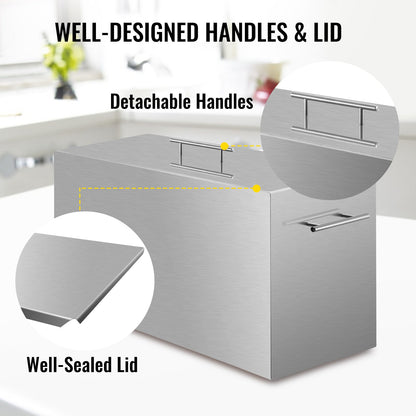 Water Bath Canner, 15 Quart Stove Top Canner Pot, Boiling Water Canners with 2 Canning Racks, 304 Food Grade Stainless Steel Large Stock Pot, Flat Bottom Brushed Canner, Holds 15 Quart Jars