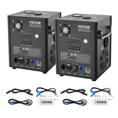 Cold Spark Machine, 2 Pack 500W Output Fireworks Controllers, 6.6-13ft Adjustable Height, with Advanced DMX System,LED Screen,Portable Handle, Aluminum Alloy for Stage DJ Wedding Event,Party