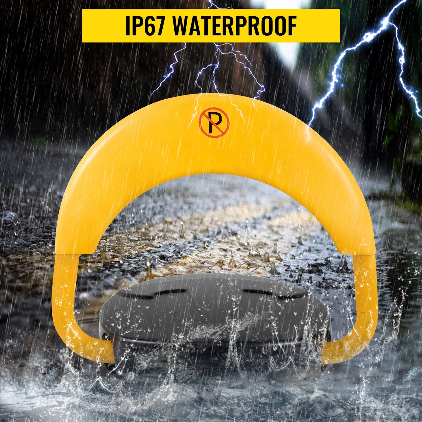 Mohana 20M automatiskt fjärrstyrt parkeringslås, carport automatisk parkeringsbarriär 98,5 FT privat parkeringslås platslås, parkeringsuppfartsskydd automatisk barriär fjärrstyrd…