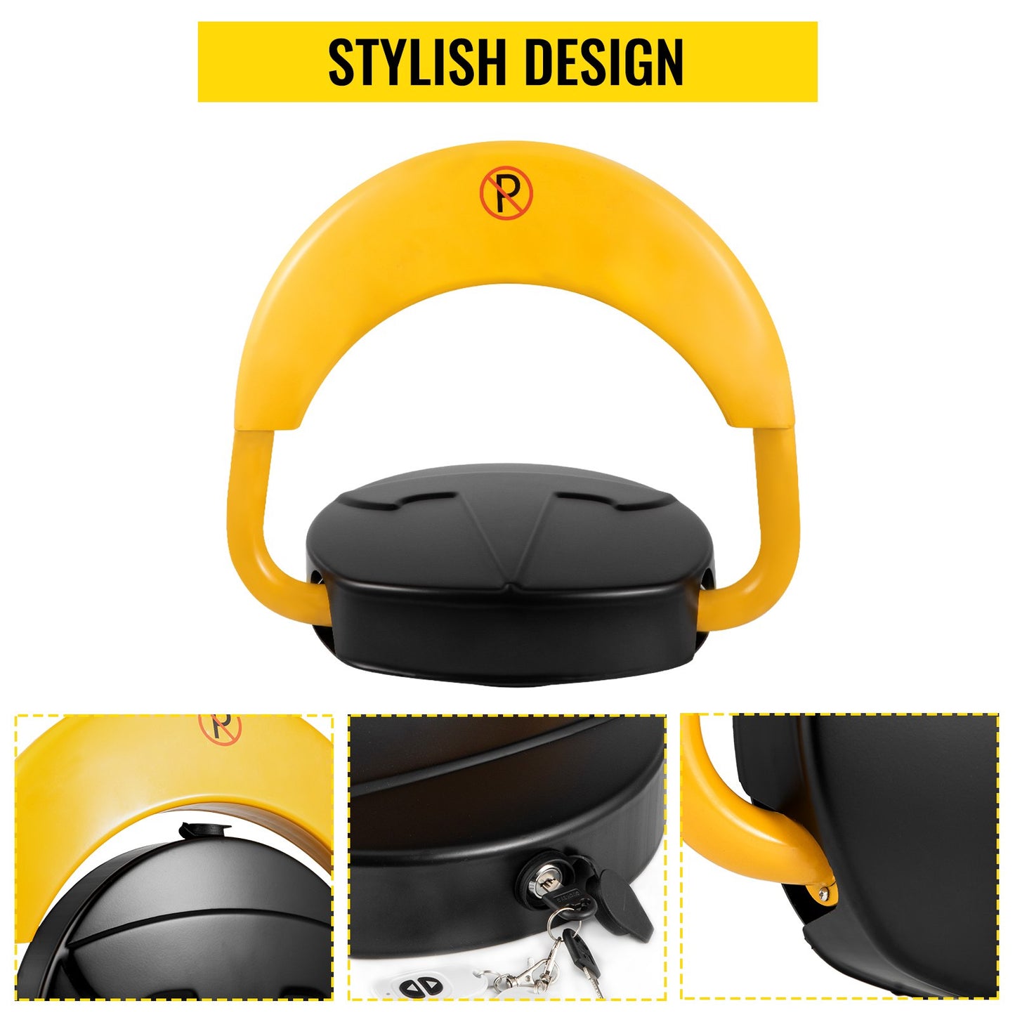 Mohana 20M automatiskt fjärrstyrt parkeringslås, carport automatisk parkeringsbarriär 98,5 FT privat parkeringslås platslås, parkeringsuppfartsskydd automatisk barriär fjärrstyrd…